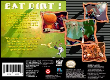 Earthworm Jim (USA) box cover back